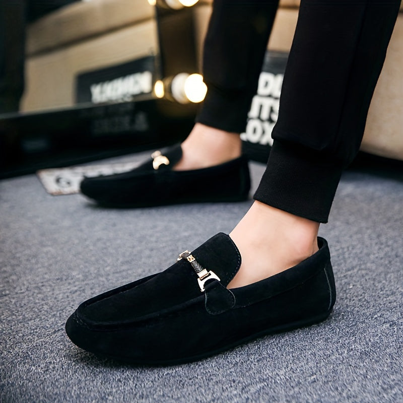 Mocassins de negócios em camurça