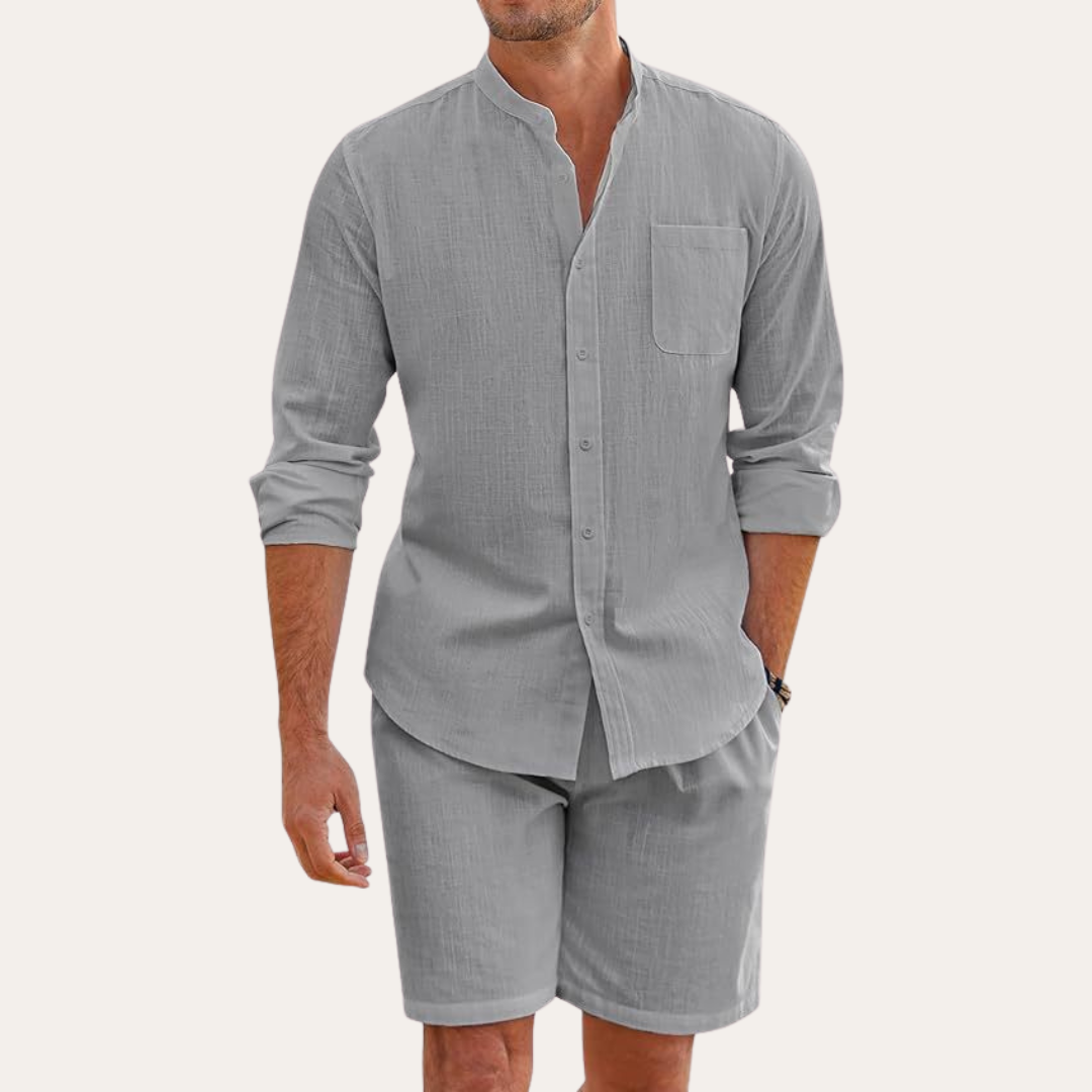 Conjunto de verão em linho