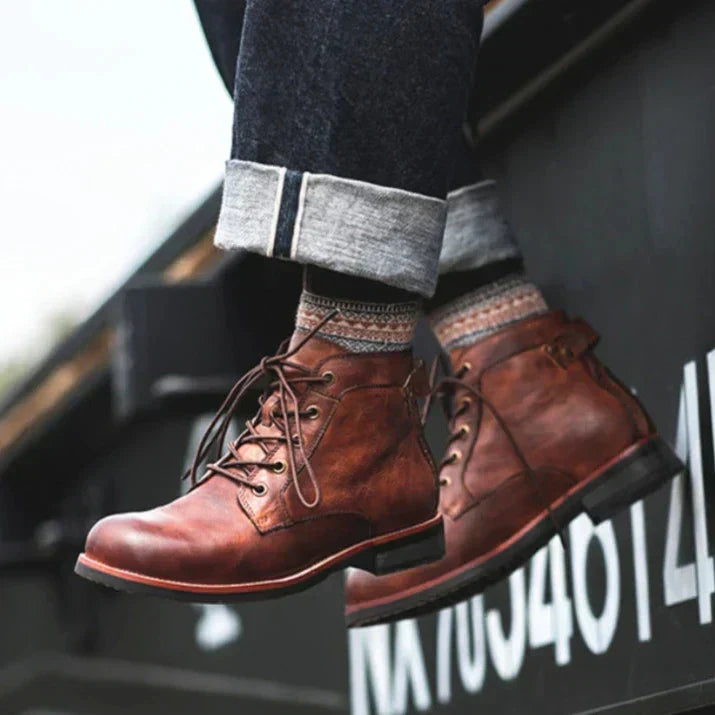 Botas de couro Florian