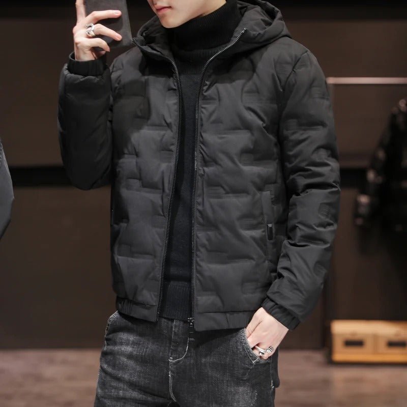 Casaco Puffer elegante para homem