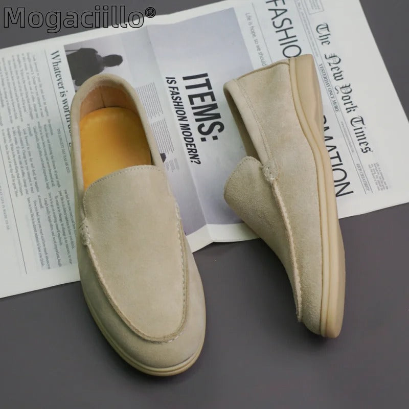 Mocassins de camurça premium