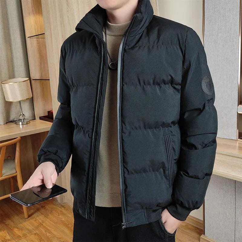 Casaco elegante à prova de vento para homem