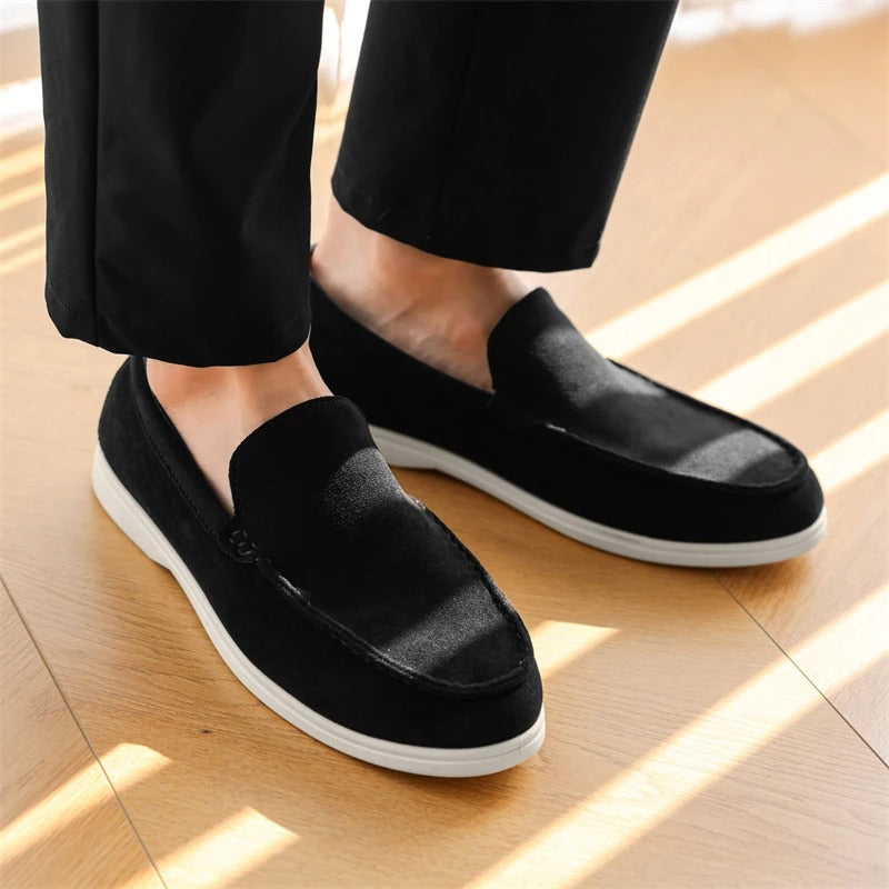 Mocassins de camurça premium