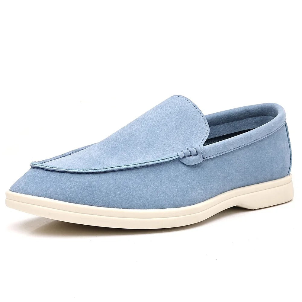 Mocassins clássicos de camurça