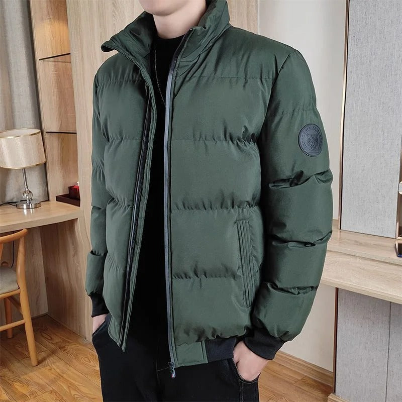 Casaco elegante à prova de vento para homem