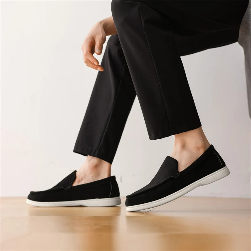 Mocassins de camurça premium