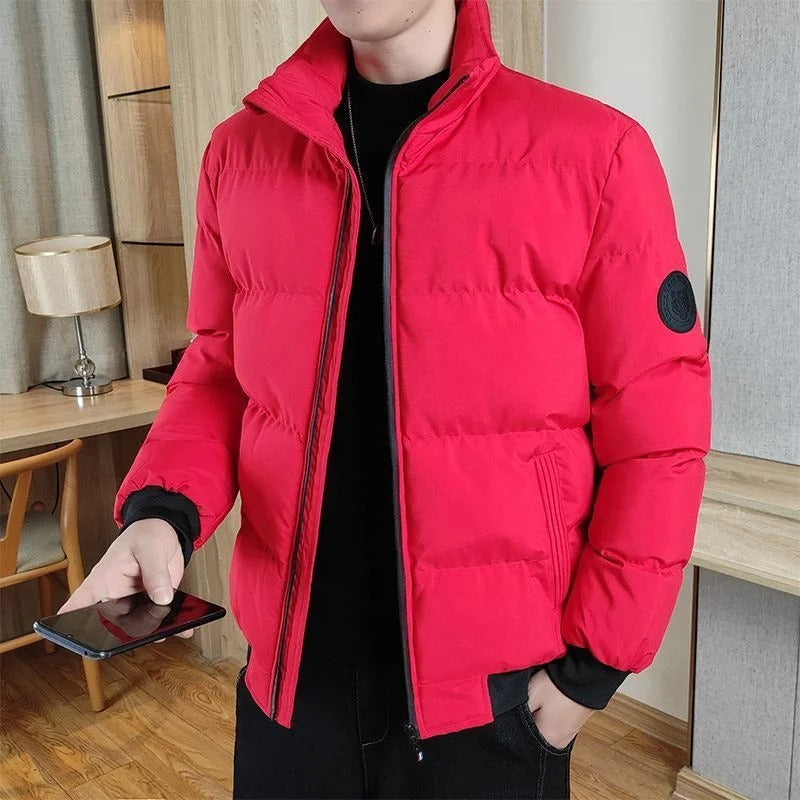 Casaco elegante à prova de vento para homem