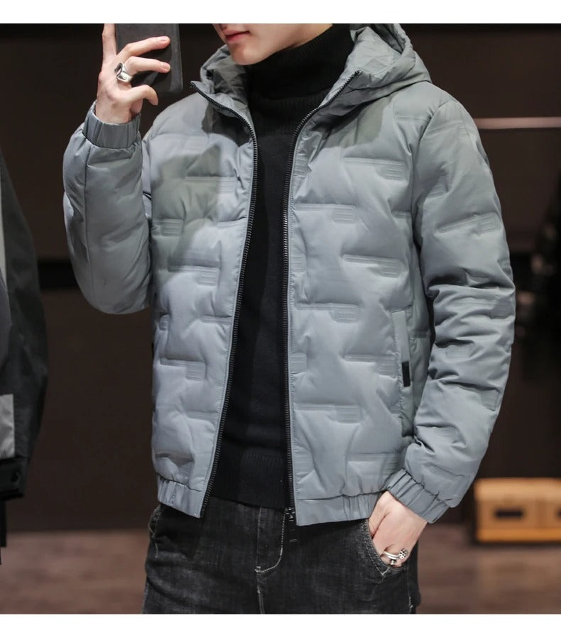 Casaco Puffer elegante para homem