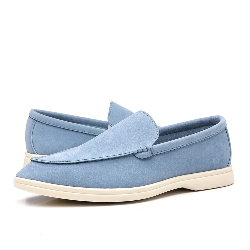 Mocassins clássicos de camurça