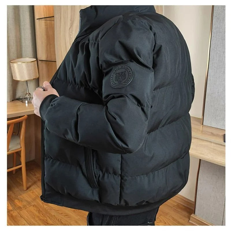Casaco elegante à prova de vento para homem