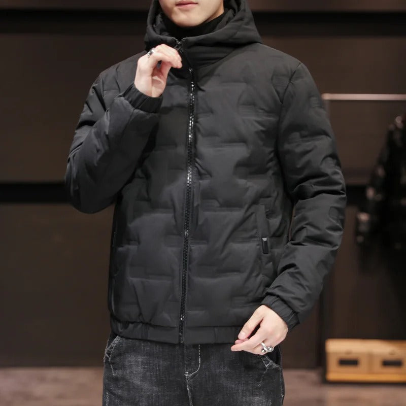 Casaco Puffer elegante para homem