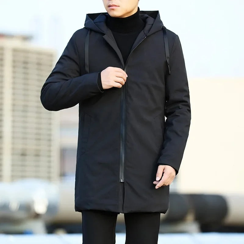 Casaco corta-vento elegante para homem