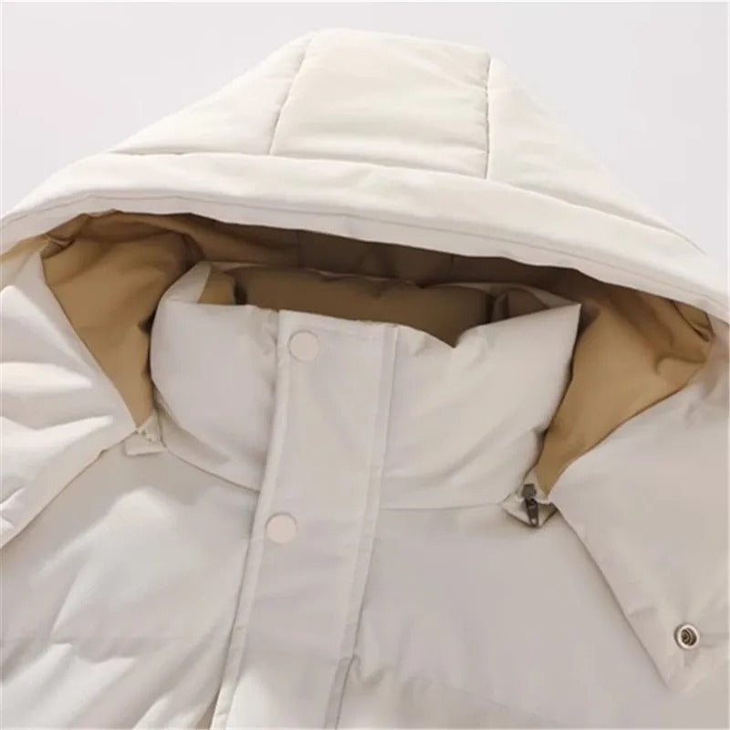 Casaco com capuz elegante para homem