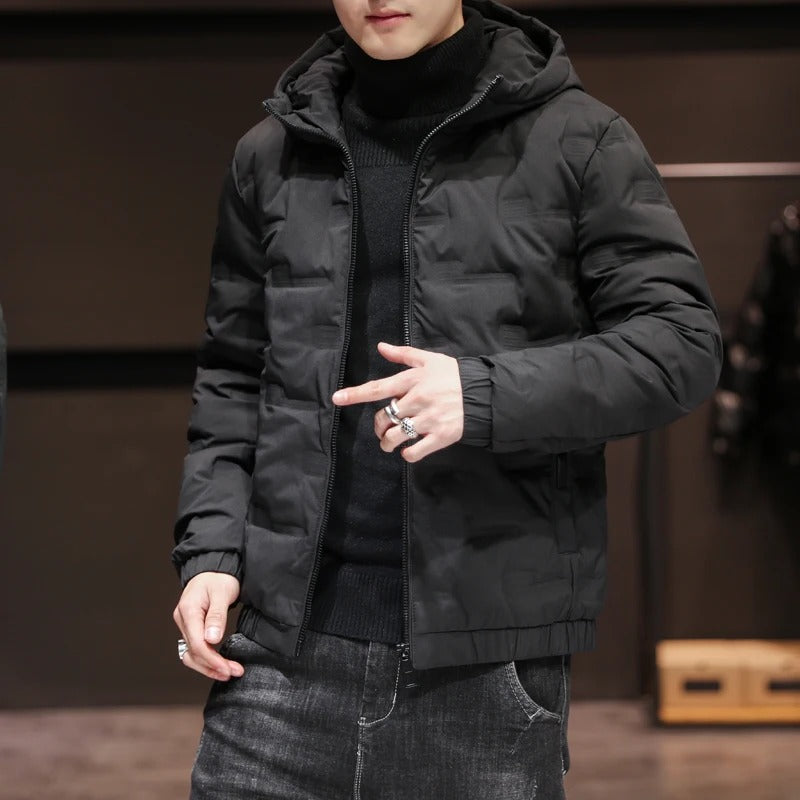 Casaco Puffer elegante para homem
