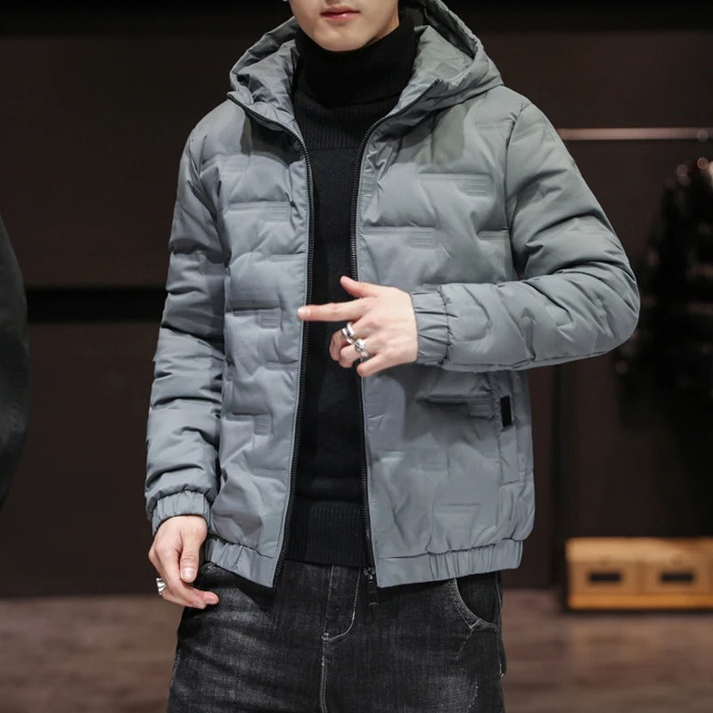 Casaco Puffer elegante para homem