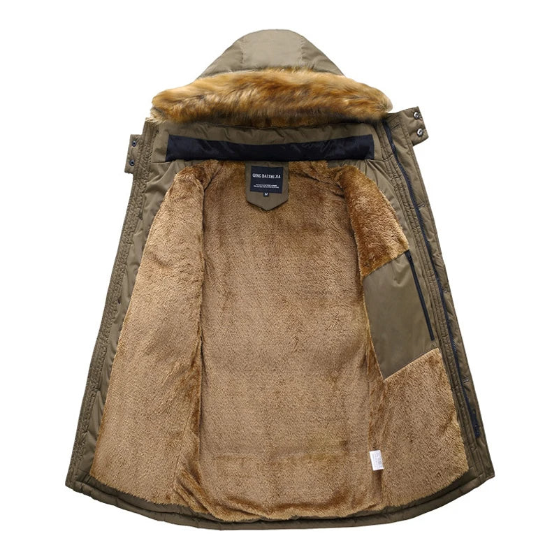 Casaco Parkas elegante