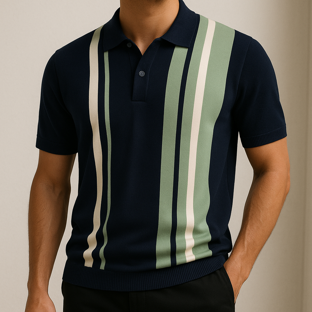 Camisa pólo de malha