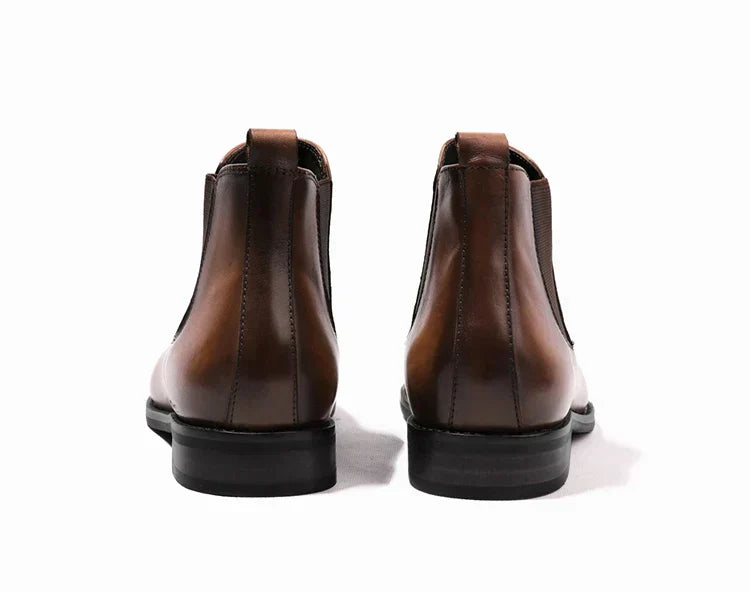 Botas Chelsea em pele Percival