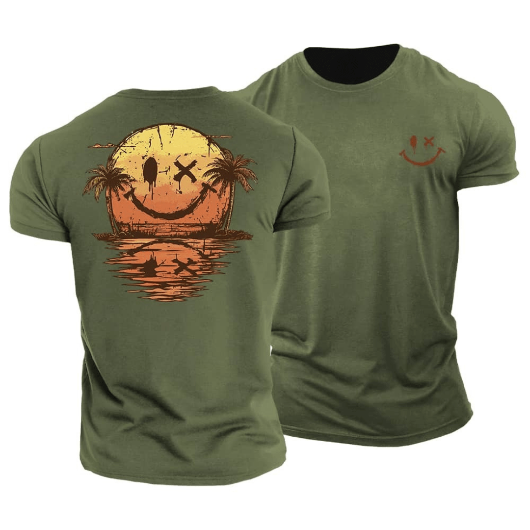 Camisa de verão Smiley