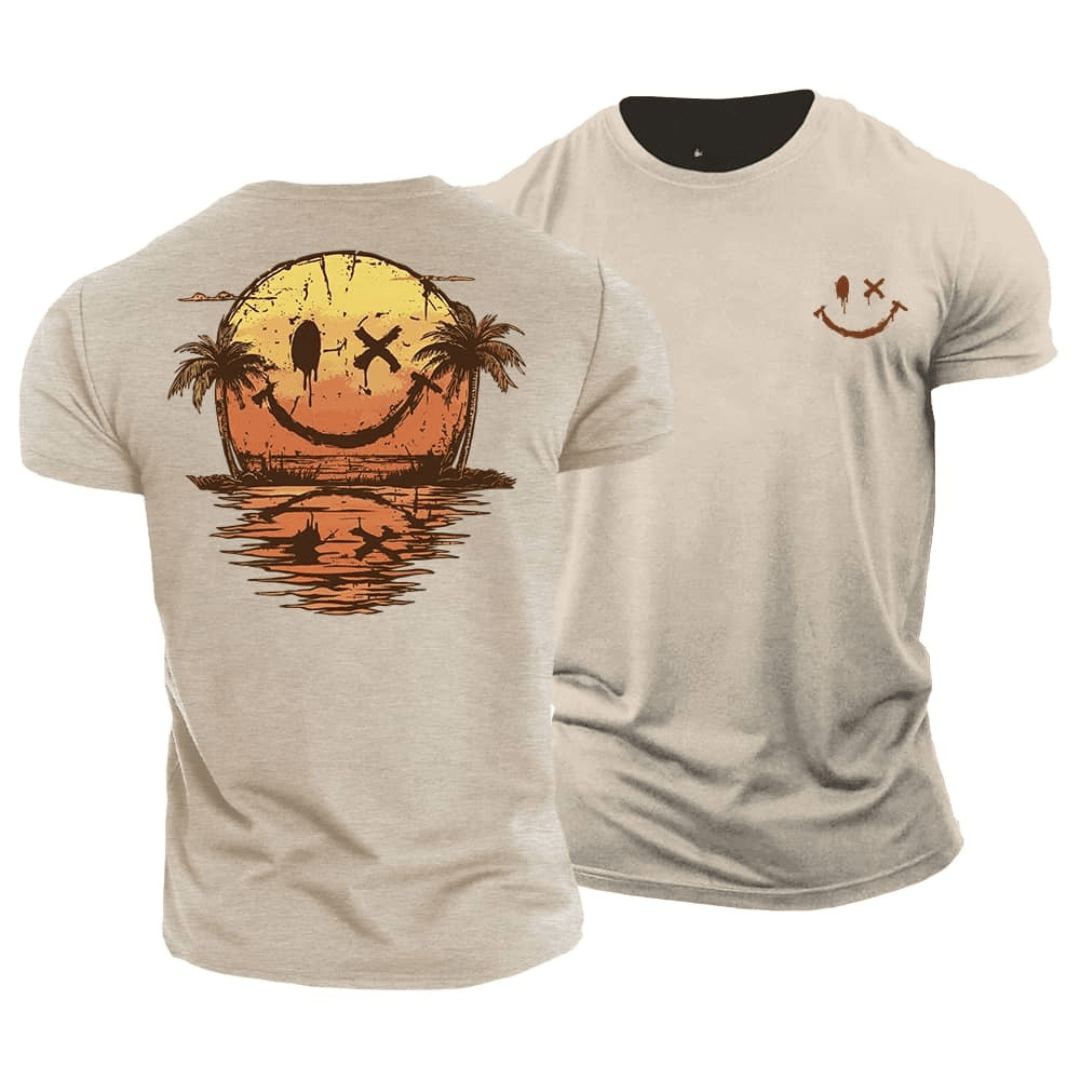 Camisa de verão Smiley