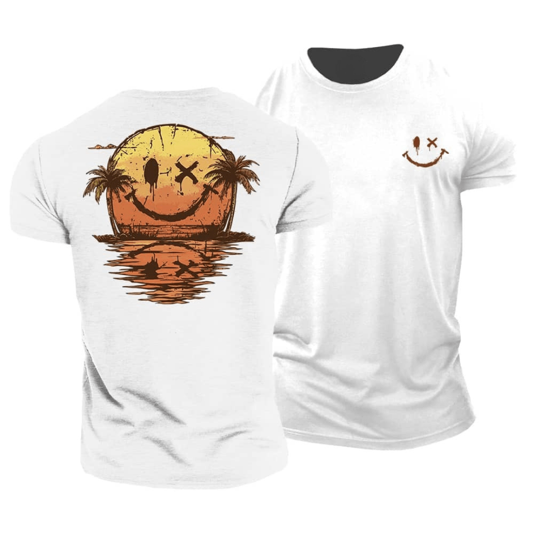 Camisa de verão Smiley