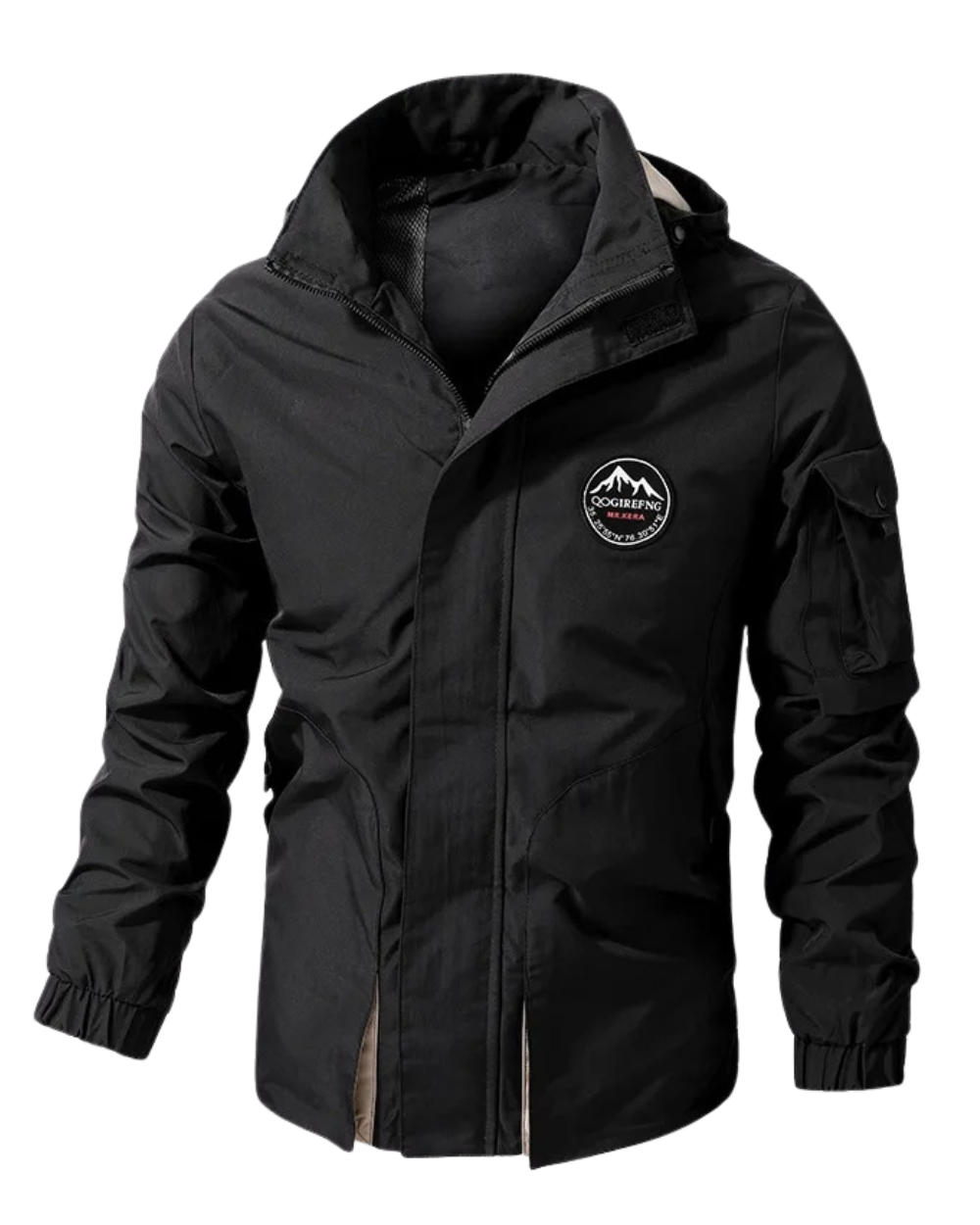 Casaco militar elegante de inverno