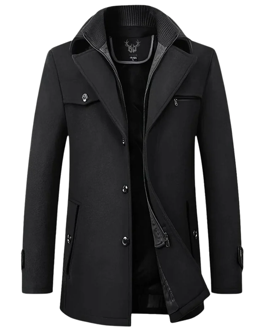 Casaco elegante de lã