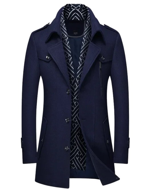 Casaco elegante de lã