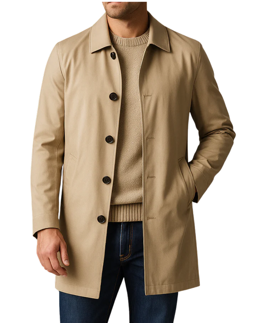Trench Coat para homem elegante