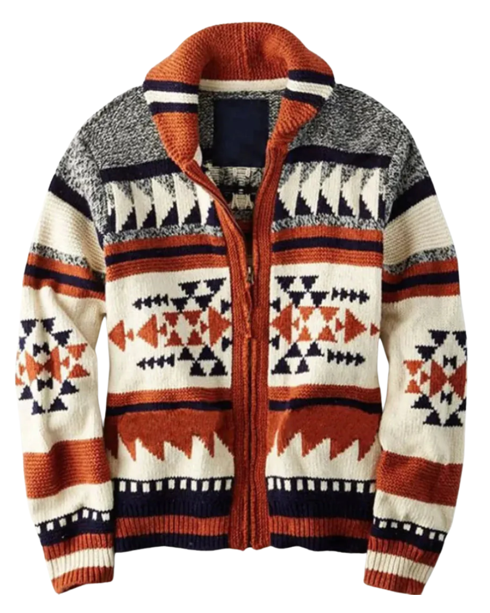 Casaco de jacquard elegante