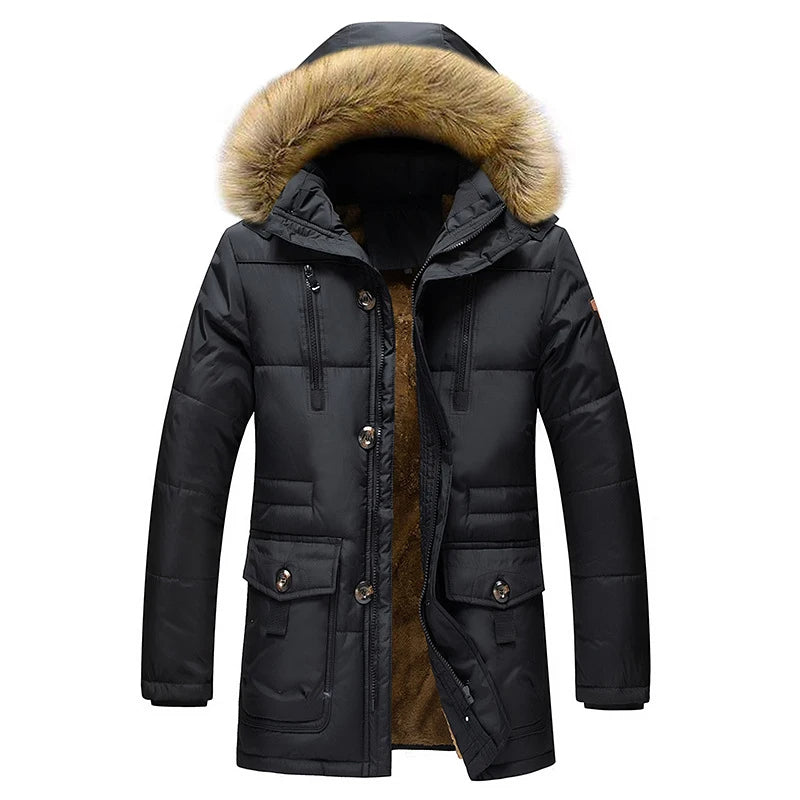 Casaco Parkas elegante