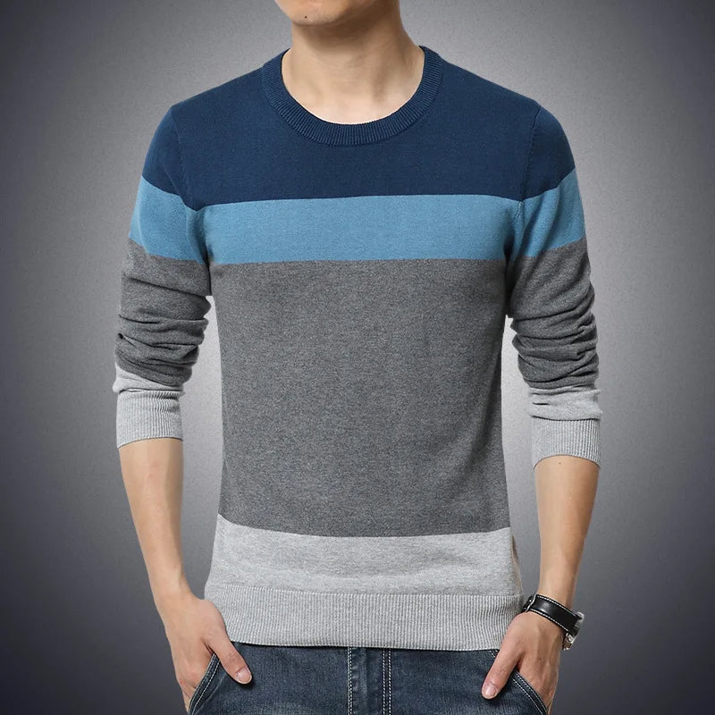 Camisola casual de algodão para homem