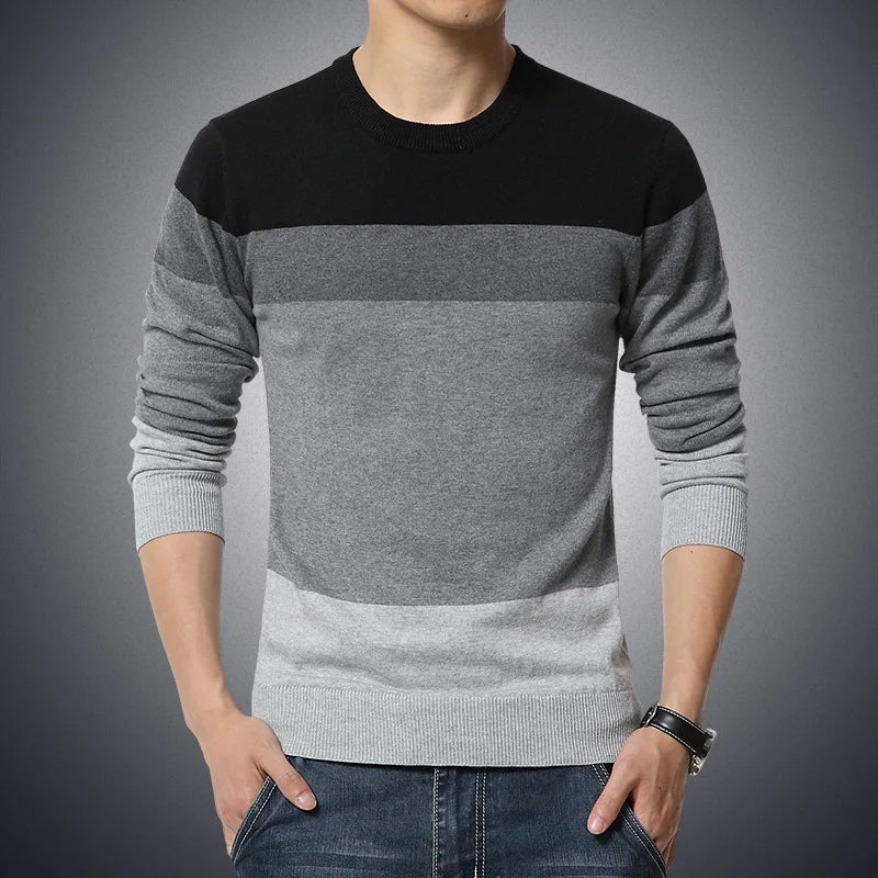 Camisola casual de algodão para homem