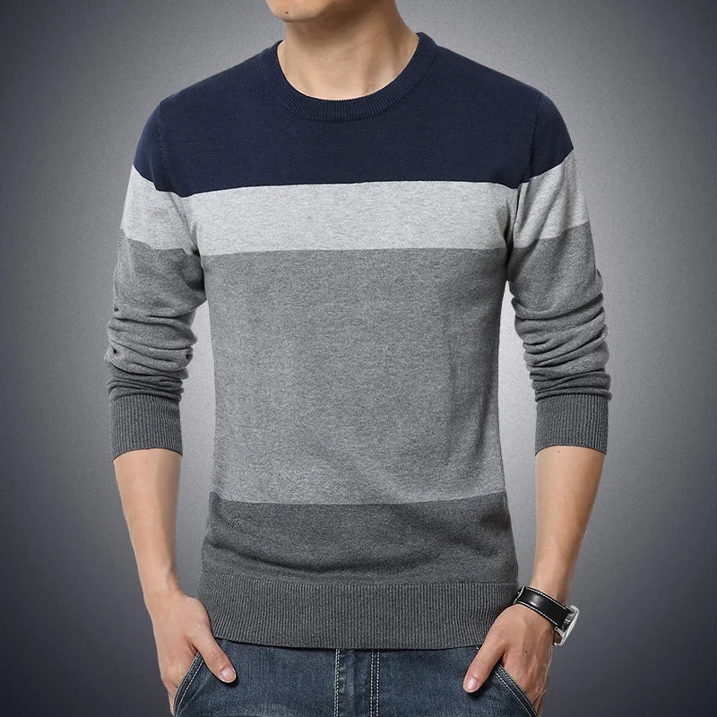 Camisola casual de algodão para homem