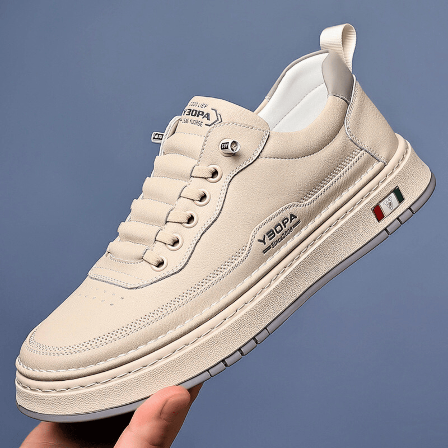 Ténis em pele italiana